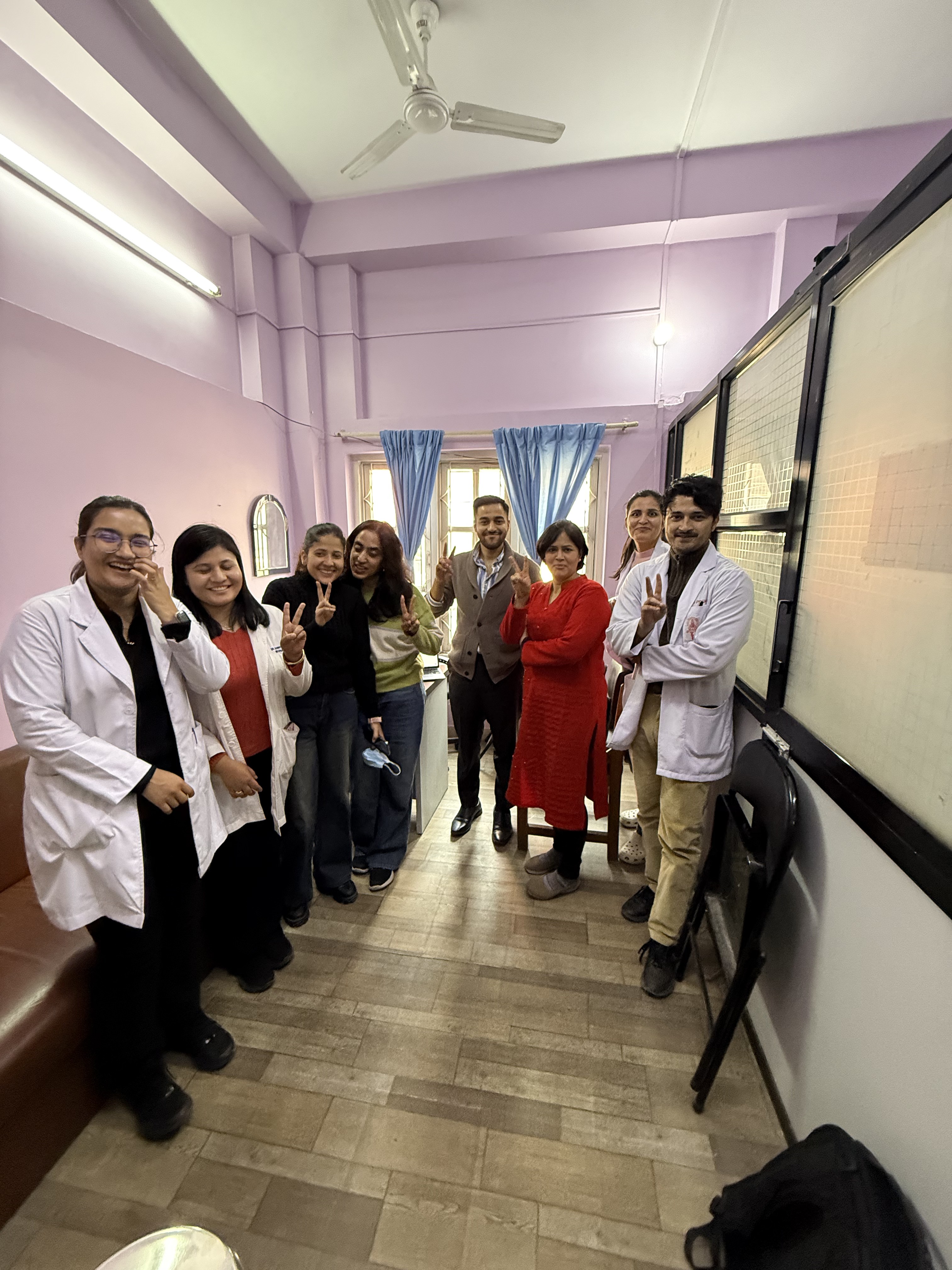 Mendalia AI training session for dermatology team at KMC