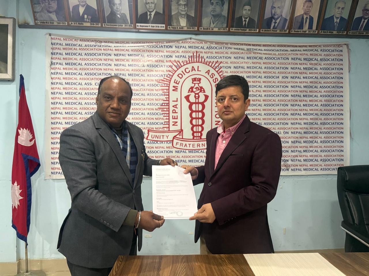 Handover ceremony at Teaching Hospital