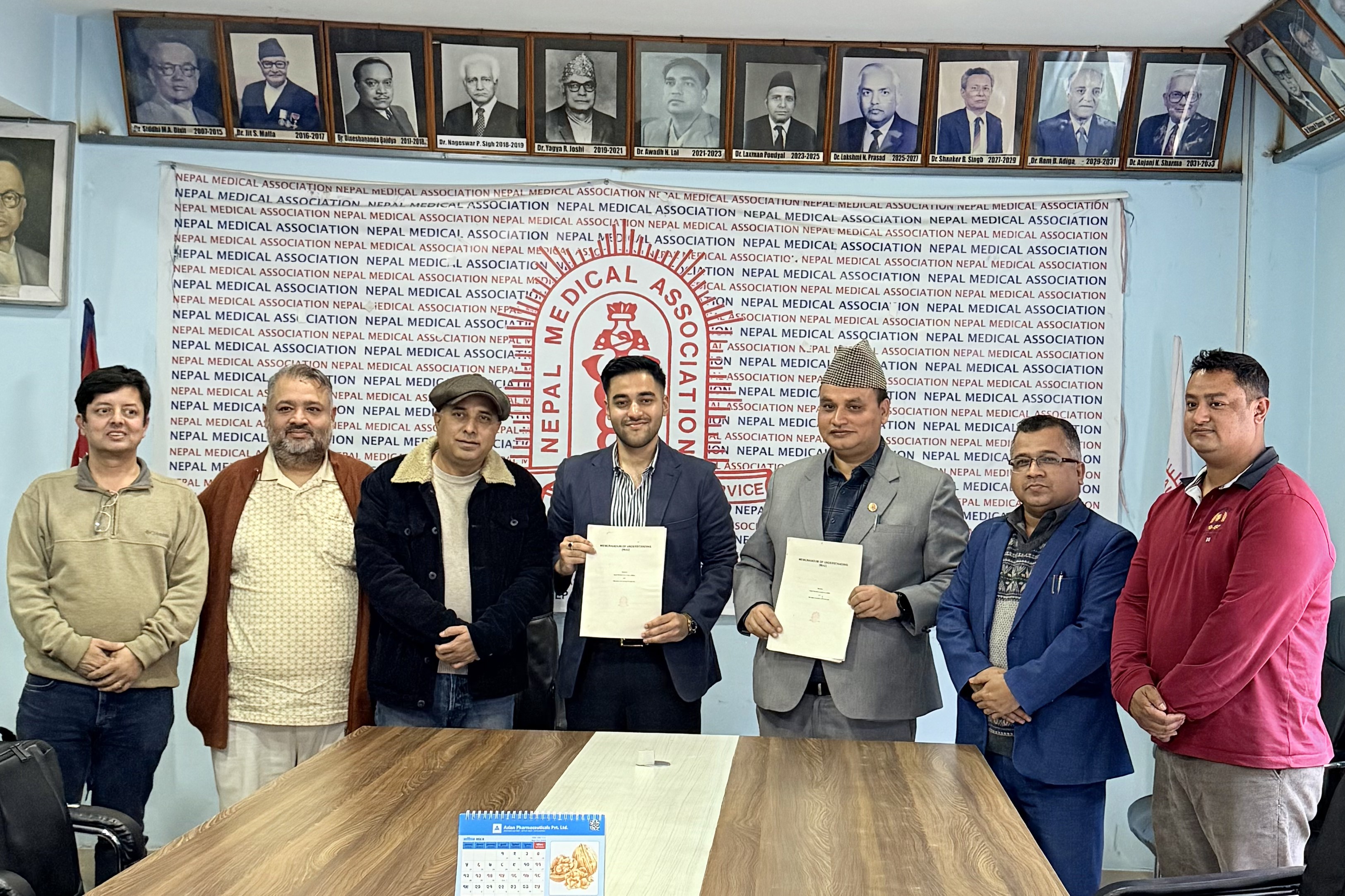 MoU signing ceremony with Nepal Medical Association